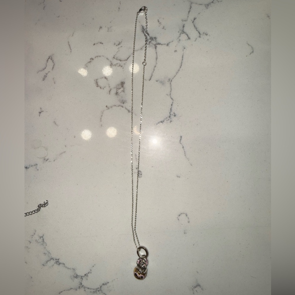 Elegant Silver Bunny Pendant Necklace
